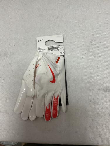 Used Nike ADT VAPOR JET FB Gloves White LG 11490-S000267697
