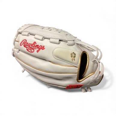 Used Rawlings RLA125IKRG BB/SB Glove RH Throw White 12 1/2" 11846-S000096717