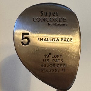 Nickent Super Concorde Right Handed Fairway Wood Stiff Flex 5 Wood (Used)