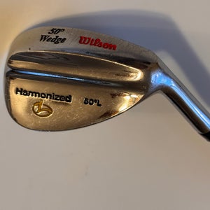 Men's Wilson harmonized Right Handed Wedge Stiff Flex 50 Degree Steel Shaft (Used)