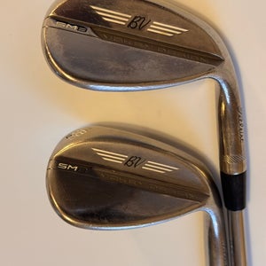 Men's Titleist Vokey SM8 Right Handed Wedges Stiff Flex 54 and 58 degree Steel Shaft (Used)