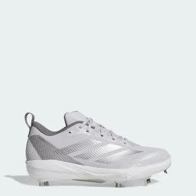 New Adidas Adizero Instinct TPU Jr 2.5 Grey Softball Cleats 11692-S000144955
