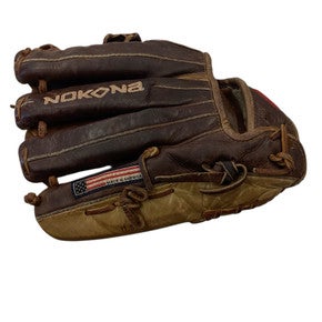 Used Nokona AB-1150 BB/SB Glove RH Throw Brown 11 1/2" 11846-S000097469