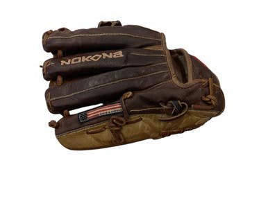 Used Nokona AB-1150 BB/SB Glove RH Throw Brown 11 1/2" 11846-S000097469