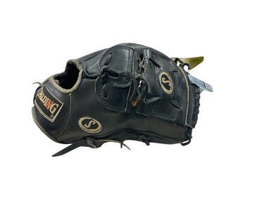 Used Spalding PRO SELECT BB/SB Glove RH Throw Black 11 3/4" 11846-S000098047