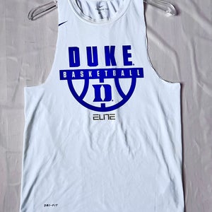 Duke Elite Blue Devils Tank top basketball DIY cut Nike
