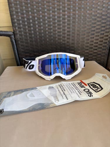 White 100% Goggles (Used)