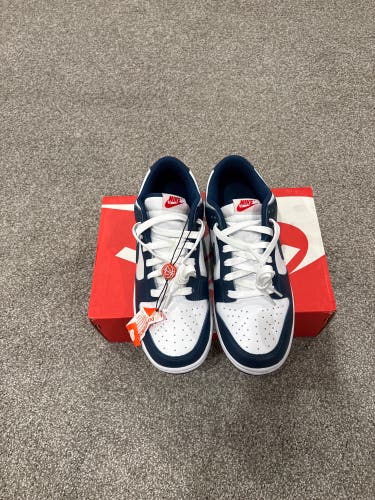 Blue Men's Size M 9.0 (W 10.0) Adult Nike Dunk Low Shoes (New)