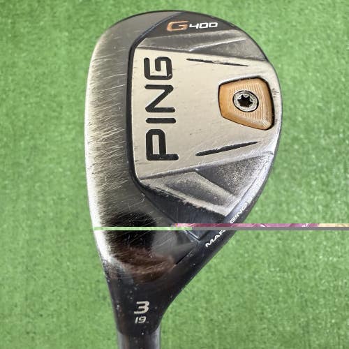 Ping G400 3 Hybrid 3H 19 Alta CB 70g Stiff Flex Left Handed 40