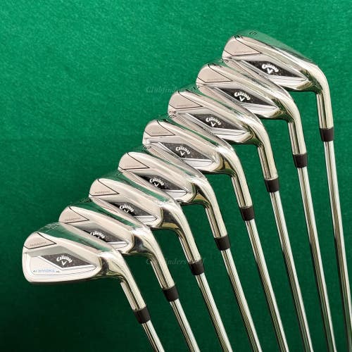Callaway Paradym Ai SMOKE HL 5-GW Iron Set TT Elevate MPH 85 Steel Stiff