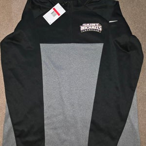 NWT Saint Michael's College Knights Lacrosse Team Issued 1/4 Zip Pullover