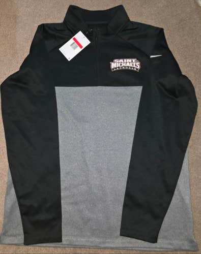 NWT Saint Michael's College Knights Lacrosse Team Issued 1/4 Zip Pullover