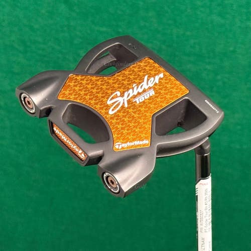 TaylorMade Spider Tour Black #3 33" T3 Slant Mallet Putter w/Super Stroke & HC