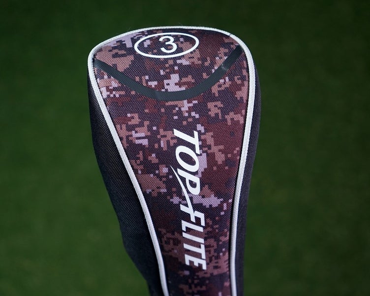 TOP FLITE 3 FAIRWAY WOOD GOLF HEADCOVER DIGI-CAMO SOCK ~ L@@K!!