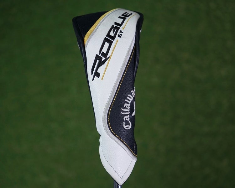 CALLAWAY ROGUE ST RESCUE / HYBRID HEADCOVER GOLF BLACK, WHITE & GOLD ~ L@@K!!