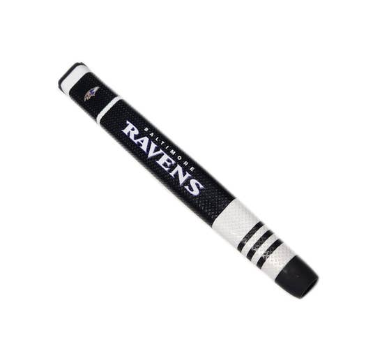NEW Team Golf Baltimore Ravens Black/Purple Jumbo Putter Grip w/Ball Marker