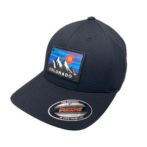 NEW Black Clover Live Lucky Colorado Resident Black S/M Fitted Golf Hat/Cap