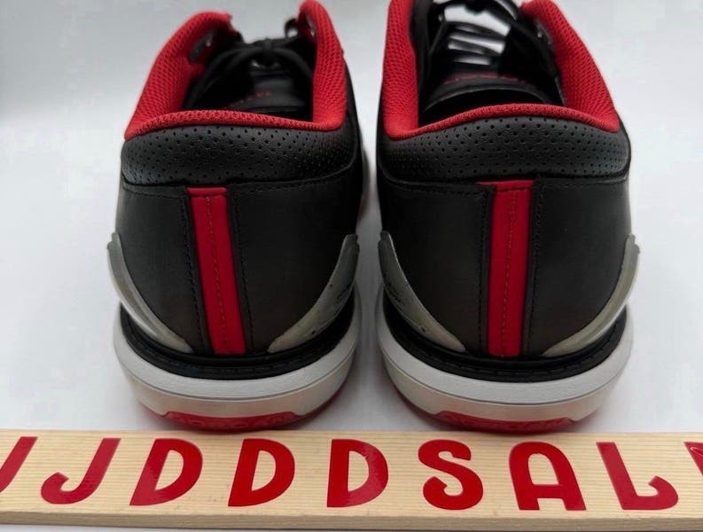 Nike Air Jordan ADG 5 Golf Shoes Black Red Metallic FQ6642-001 Men\'s Size 10.5 Nike Air Jordan ADG 5 Low Golf Shoes Black Red Bred FQ6642  main image 3
