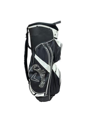 Used Callaway Mens Golf Cart Bag - Black And White 11835-S000202314