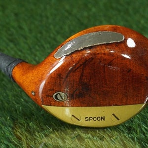WILSON PINEHURST PERSIMMON SPOON / 3 WOOD FAIRWAY PYRATONE SHAFT RH ~ VINTAGE!!