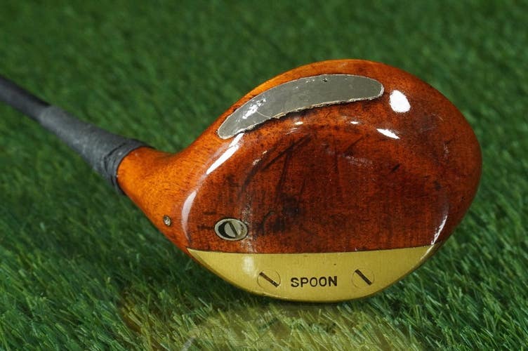 WILSON PINEHURST PERSIMMON SPOON / 3 WOOD FAIRWAY PYRATONE SHAFT RH ~ VINTAGE!!