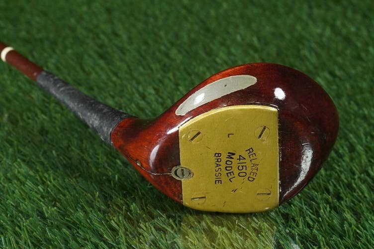 WILSON GREENSITE RELATED 4150 PERSIMMON BRASSIE / 2 WOOD PYRATONE RH ~ VINTAGE!!