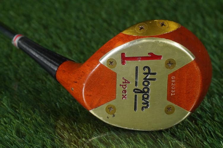 BEN HOGAN APEX PERSIMMON DRIVER APEX 3 REGULAR FLEX STEEL SHAFT RH ~ VINTAGE!!