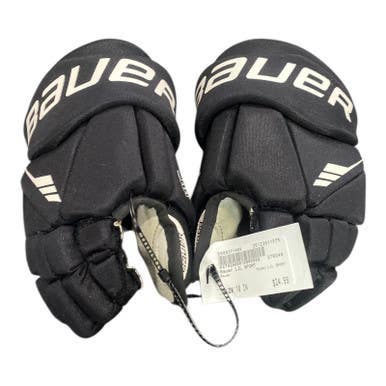 Used Bauer LIL SPORT Junior Gloves Black 10" 11375-S000371473