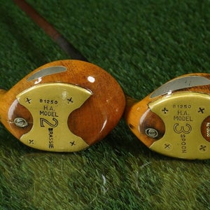 HELEN HICKS V H.A. MODEL PERSIMMON WOODS 2W+3W PYRATONE RH ~ VINTAGE!!