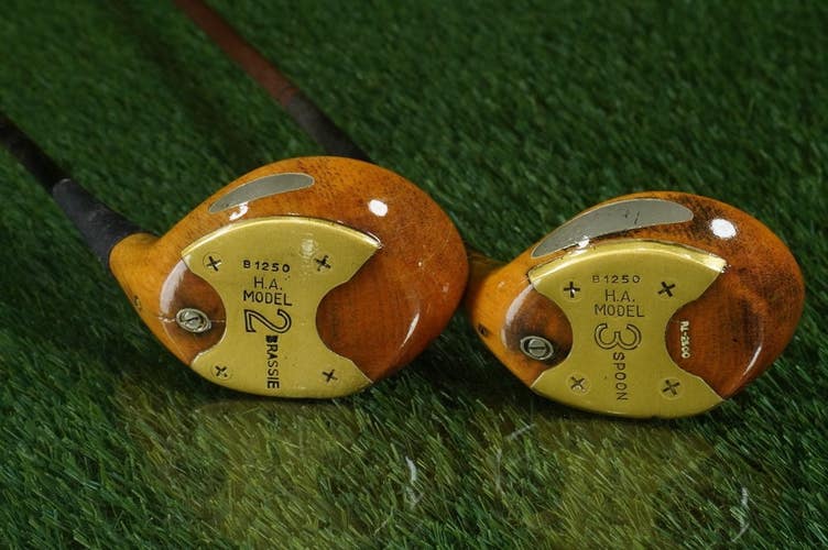 HELEN HICKS V H.A. MODEL PERSIMMON WOODS 2W+3W PYRATONE RH ~ VINTAGE!!