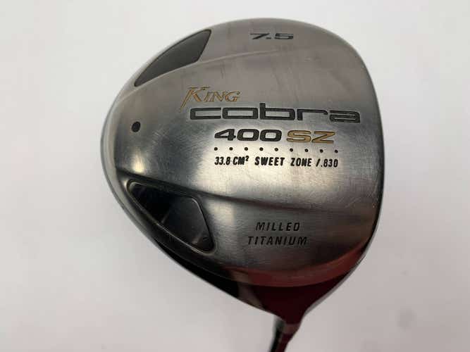 Cobra SZ 400 Driver 7.5* Aldila HM Tour 60 60g Extra Stiff Graphite Mens RH