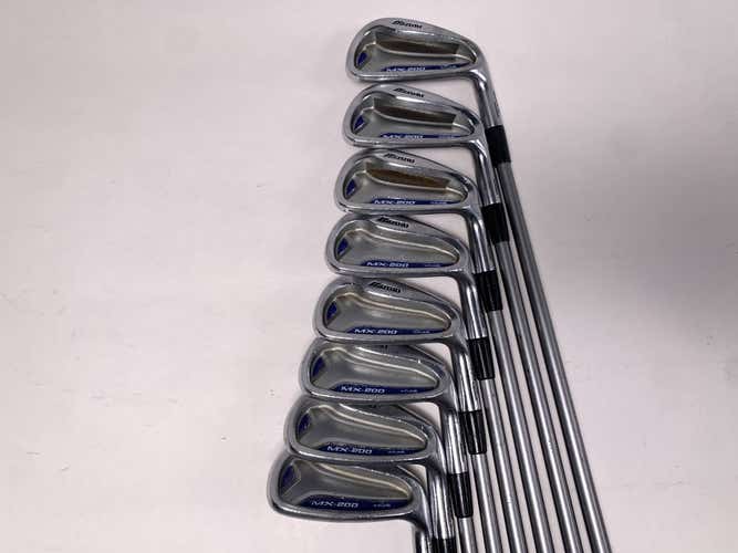 Mizuno MX 200 Iron Set 5-PW+GW+SW Exsar IS4 65g Regular Graphite Mens RH