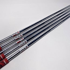 KBS Max MT 85g Regular Steel Iron Set of 5 Shafts 34.25''-36.75''- Pull 0.355