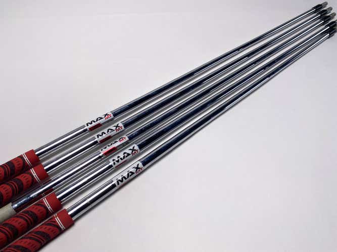 KBS Max MT 85g Regular Steel Iron Set of 5 Shafts 34.25''-36.75''- Pull 0.355