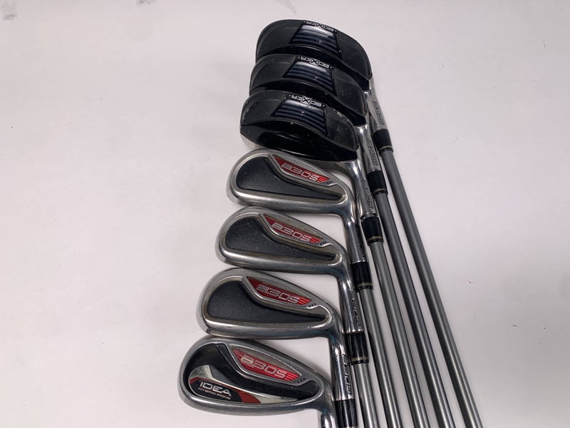 Adams Idea A3 OS Hybrid Iron Set 3-9 ProLaunch Platinum Regular Graphite Mens RH