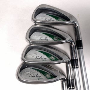 Callaway Solaire Gems Iron Set 8-PW+SW 45g Ladies Graphite Womens RH