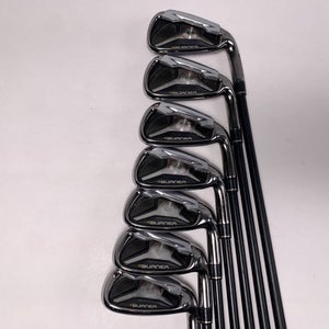 TaylorMade Burner 2009 Iron Set 5-9+GW REAX SuperFast 65g Regular RH +1/2''