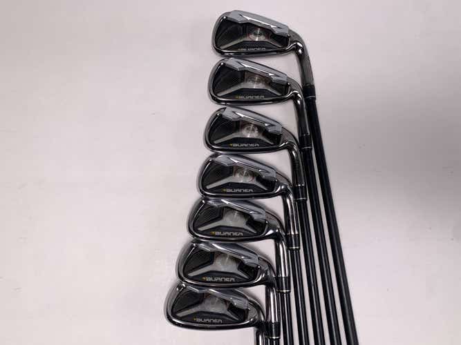 TaylorMade Burner 2009 Iron Set 5-9+GW REAX SuperFast 65g Regular RH +1/2''