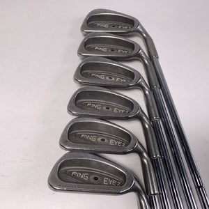 Ping Eye 2 Iron Set 3-8 Black Dot Karsten ZZ-Lite Stiff Steel Mens RH