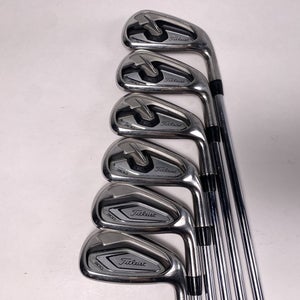 Titleist T300 Iron Set 4-9 True Temper AMT Red R300 Regular RH Midsize Grips