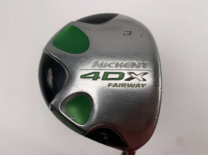 Nickent 4DX 3 Fairway Wood 15* Aldila NV Green 75g Regular Graphite Mens RH