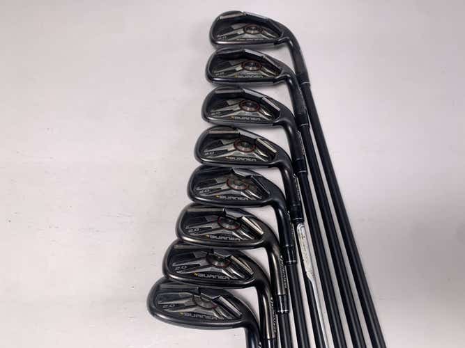 TaylorMade Burner 2.0 Iron Set 4-PW+SW SuperFast 65g Regular Graphite Mens RH