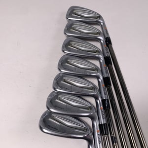 Ping i200 Iron Set 5-PW+GW Orange Dot 2* Flat Mamiya Recoil 65 Regular RH +1''