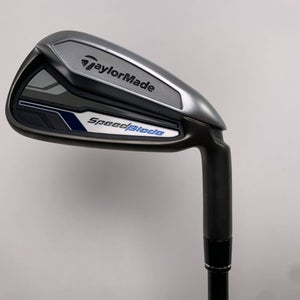 TaylorMade Speedblade Single 6 Iron VeloxT Regular Steel Mens RH NEW