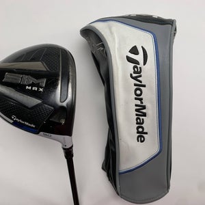 TaylorMade SIM MAX Driver 9* Fujikura Ventus Red 5R Regular Graphite Mens RH HC