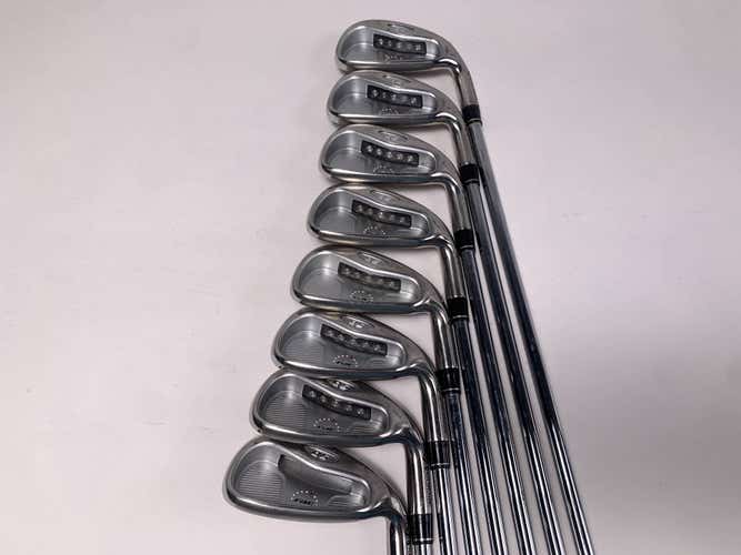 TaylorMade Rac OS 2005 Iron Set 3-PW T-Step 90 Regular Steel Mens RH