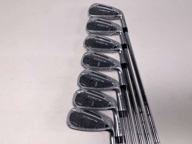 Cobra LTDx Iron Set 5-PW+GW KBS Tour Lite Stiff Steel Mens RH NEW