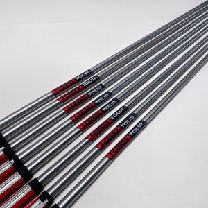 KBS C-Taper 120g Stiff Steel Iron Set of 8 Shafts 34''-37.5''- Pull 0.355
