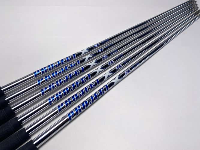 Project X LZ 6.5 125g X-Stiff Steel Iron Set of 6 Shafts 34.5''-37''- Pull 0.355