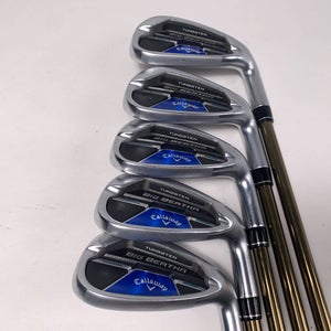 Callaway Big Bertha REVA Womens Iron Set 7-PW+GW ATTAS Speed Series Ladies RH